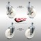 Service Caster 5 Inch SS Nylon Wheel Swivel 12mm Threaded Stem Caster Brakes SCC, 2PK SCC-SSTS20S514-NYS-M1215-2-TLB-2 - alternate 3